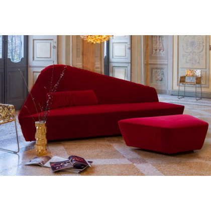 Driade - Verlaine Ottoman in Red