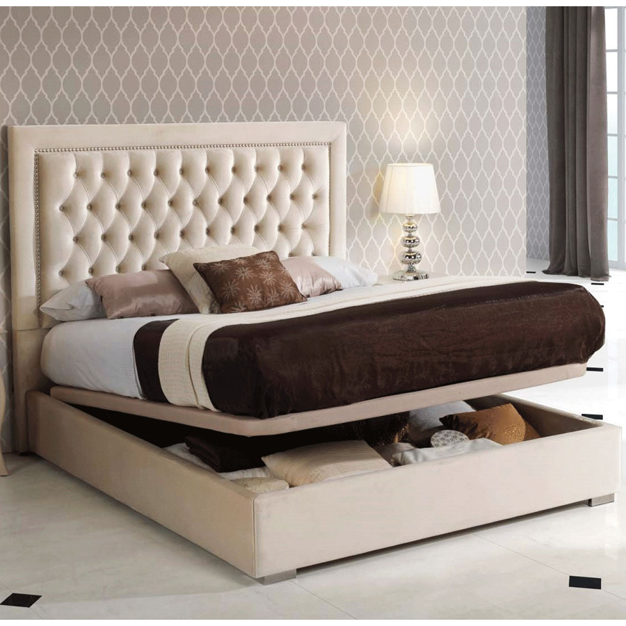 Dupen Adagio Queen Size Bed with storage