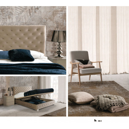 Dupen 636 Alma Bed With Storage 180x190/200 Cm