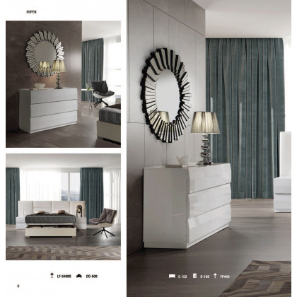 Dupen 851 Sara Bed w/Wing with Storage 180x200