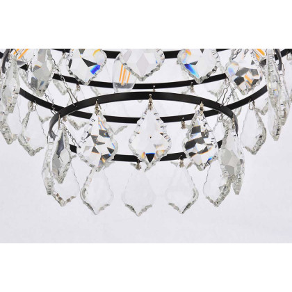 Elegant Pendant Light - Black, L 20" (1101D20BK)