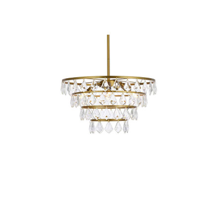Elegant Pendant Light - Brass, L 20" (1101D20BR)