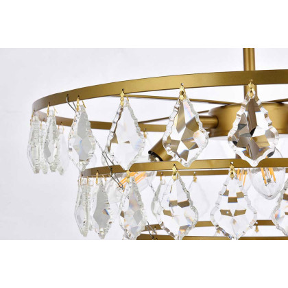 Elegant Pendant Light - Brass, L 20" (1101D20BR)