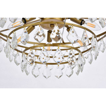 Elegant Pendant Light - Brass, L 24" (1101D24BR)