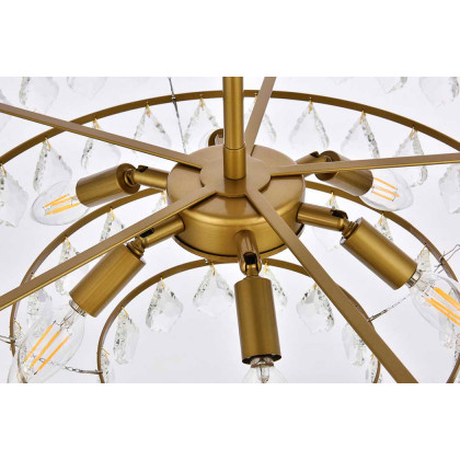 Elegant Pendant Light - Brass, L 24" (1101D24BR)