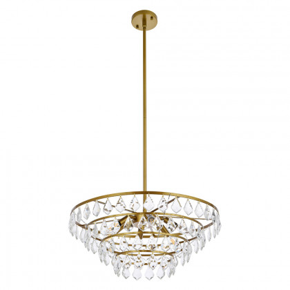 Elegant Pendant Light - Brass, L 24" (1101D24BR)