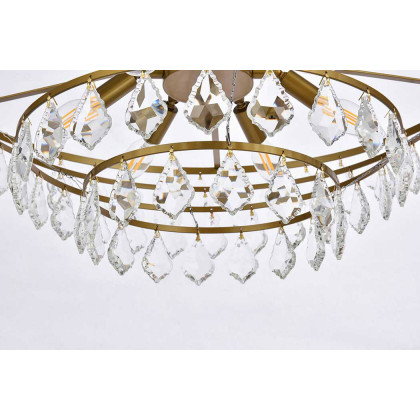 Elegant Pendant Light - Brass, L 28" (1101D28BR)