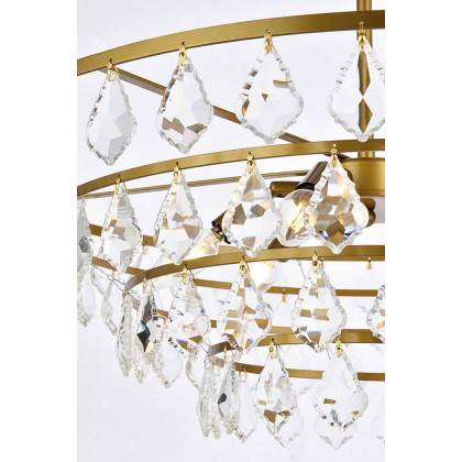 Elegant Pendant Light - Brass, L 28" (1101D28BR)