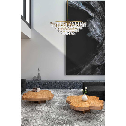Elegant Pendant Light - Brass, L 28" (1101D28BR)