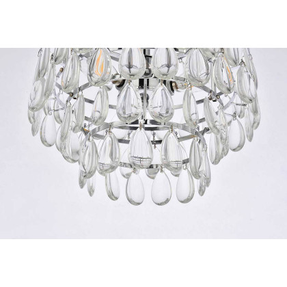 Elegant Pendant Light - Chrome, L 14" (1102D14C)