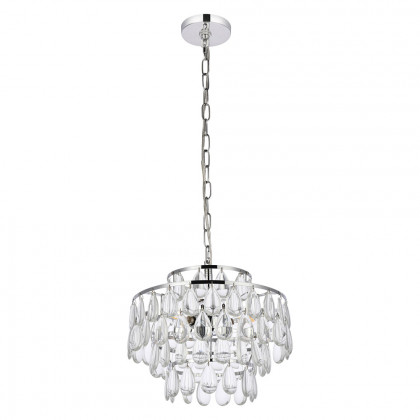 Elegant Pendant Light - Chrome, L 14" (1102D14C)