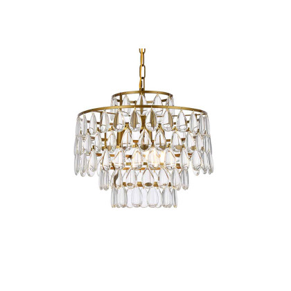 Elegant Pendant Light - Brass, L 16" (1102D16BR)