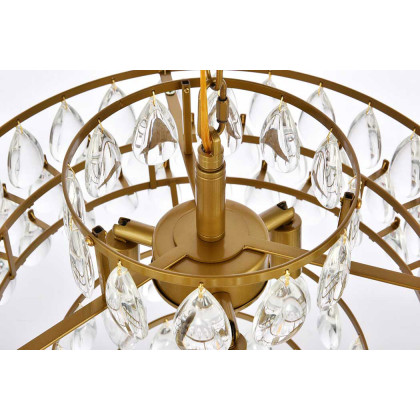 Elegant Pendant Light - Brass, L 16" (1102D16BR)