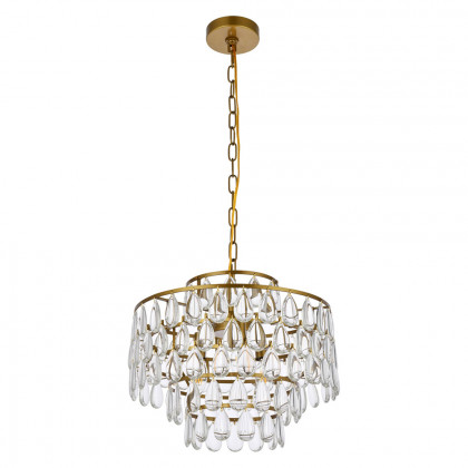 Elegant Pendant Light - Brass, L 16" (1102D16BR)