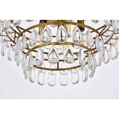 Elegant Pendant Light - Brass, L 18" (1102D18BR)