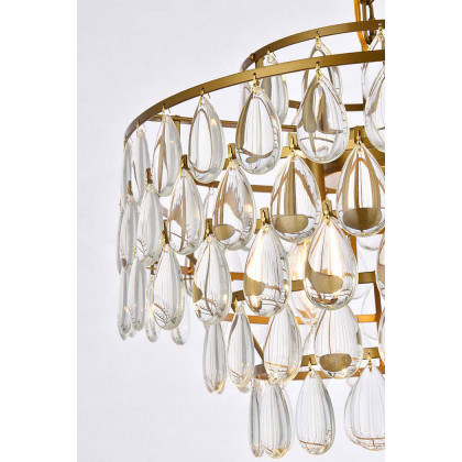 Elegant Pendant Light - Brass, L 18" (1102D18BR)