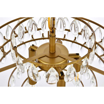 Elegant Pendant Light - Brass, L 18" (1102D18BR)