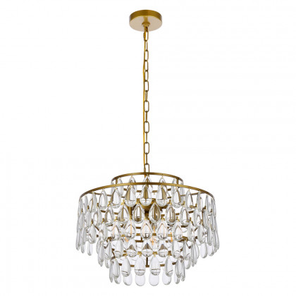 Elegant Pendant Light - Brass, L 18" (1102D18BR)