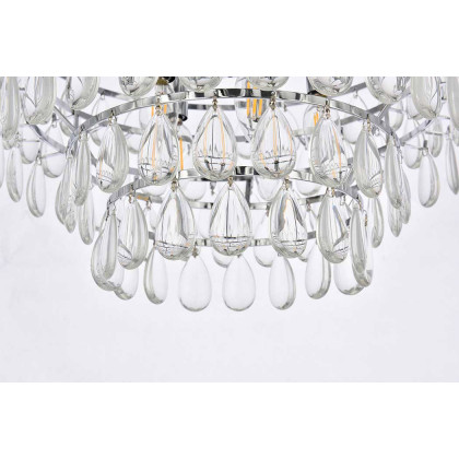 Elegant Pendant Light - Chrome, L 18" (1102D18C)