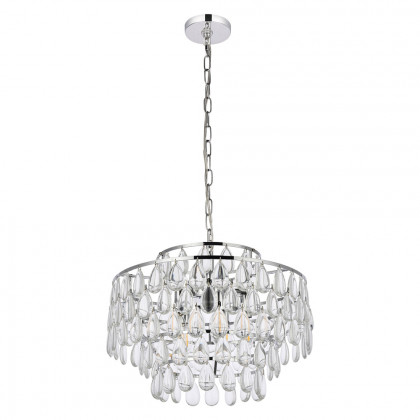 Elegant Pendant Light - Chrome, L 18" (1102D18C)