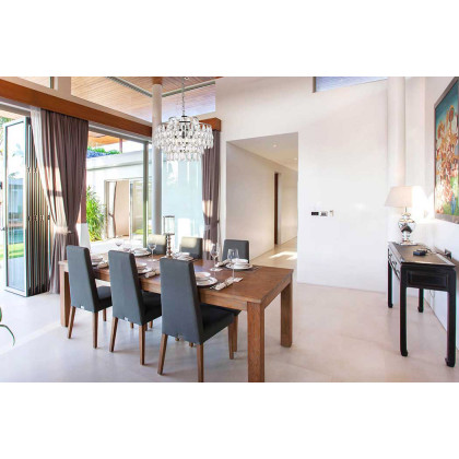 Elegant Pendant Light - Chrome, L 18" (1102D18C)