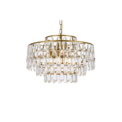Elegant Pendant Light - Brass, L 20" (1102D20BR)