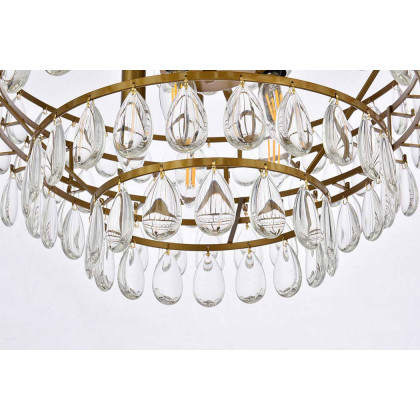 Elegant Pendant Light - Brass, L 20" (1102D20BR)