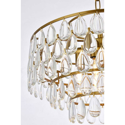 Elegant Pendant Light - Brass, L 20" (1102D20BR)