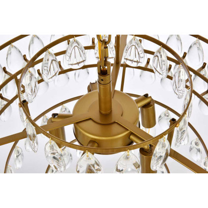 Elegant Pendant Light - Brass, L 20" (1102D20BR)