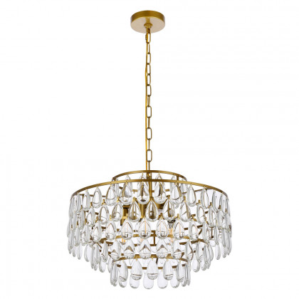 Elegant Pendant Light - Brass, L 20" (1102D20BR)