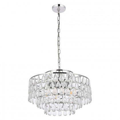 Elegant Pendant Light - Chrome, L 20" (1102D20C)
