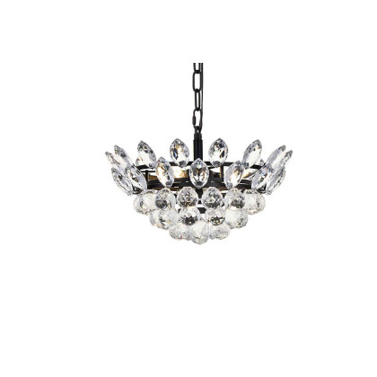 Elegant Pendant Light - Black, L 14" (1104D14BK)