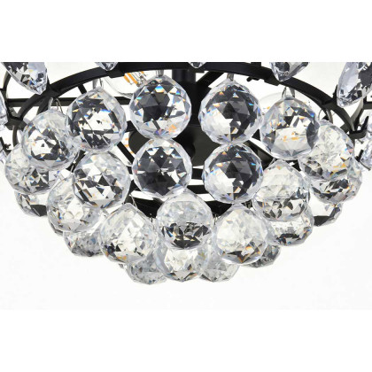 Elegant Pendant Light - Black, L 14" (1104D14BK)