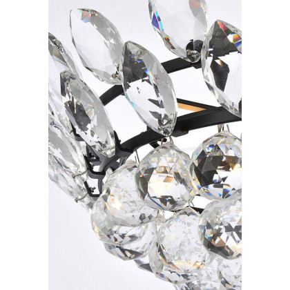 Elegant Pendant Light - Black, L 14" (1104D14BK)