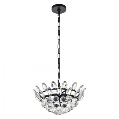 Elegant Pendant Light - Black, L 14" (1104D14BK)
