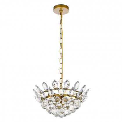 Elegant Pendant Light - Brass, L 14" (1104D14BR)
