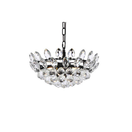 Elegant Pendant Light - Black, L 16" (1104D16BK)