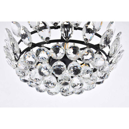 Elegant Pendant Light - Black, L 16" (1104D16BK)