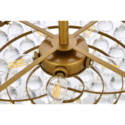 Elegant Pendant Light - Brass, L 18" (1104D18BR)