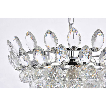 Elegant Pendant Light - Chrome, L 18" (1104D18C)