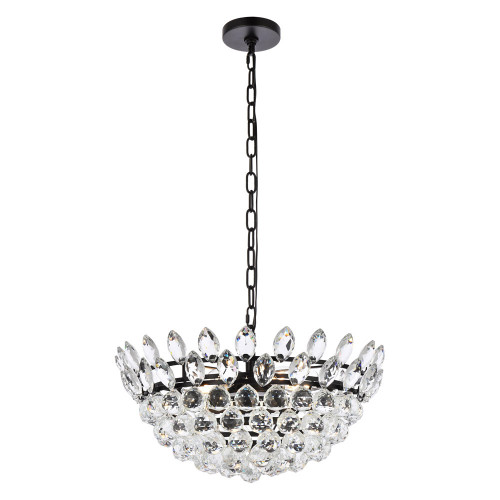 Elegant Pendant Light - Black, L 20" (1104D20BK)