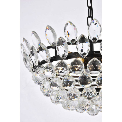 Elegant Pendant Light - Black, L 20" (1104D20BK)