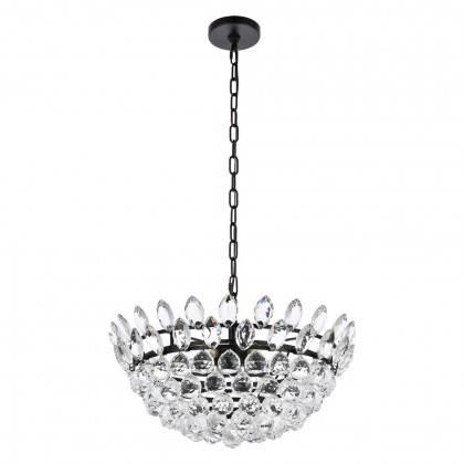 Elegant Pendant Light - Black, L 20" (1104D20BK)