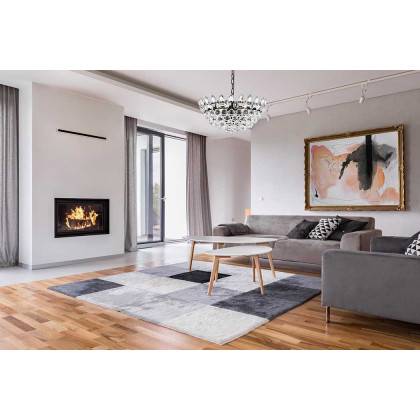 Elegant Pendant Light - Black, L 20" (1104D20BK)