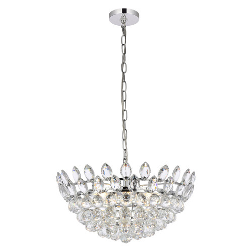 Elegant Pendant Light - Chrome, L 20" (1104D20C)