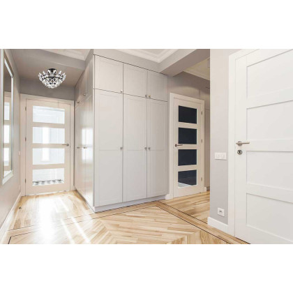 Elegant Flush Mount Light - Black, L 14" (1105F14BK)