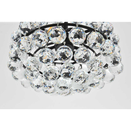 Elegant Pendant Light - Black, L 12" (1106D12BK)