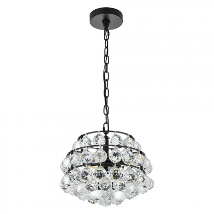 Elegant Pendant Light - Black, L 12" (1106D12BK)