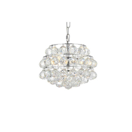 Elegant Pendant Light - Chrome, L 12" (1106D12C)