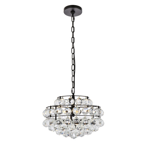 Elegant Pendant Light - Black, L 14" (1106D14BK)